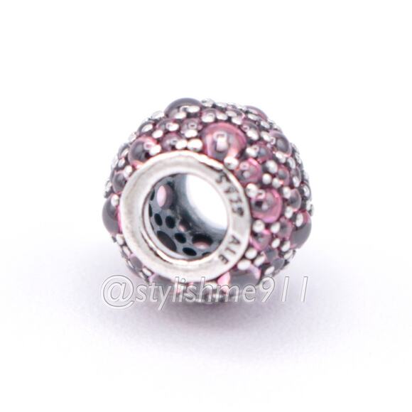 Authentic PANDORA Shimmering Droplets with Pink Zirconia - 791755PCZ - Picture 7 of 11